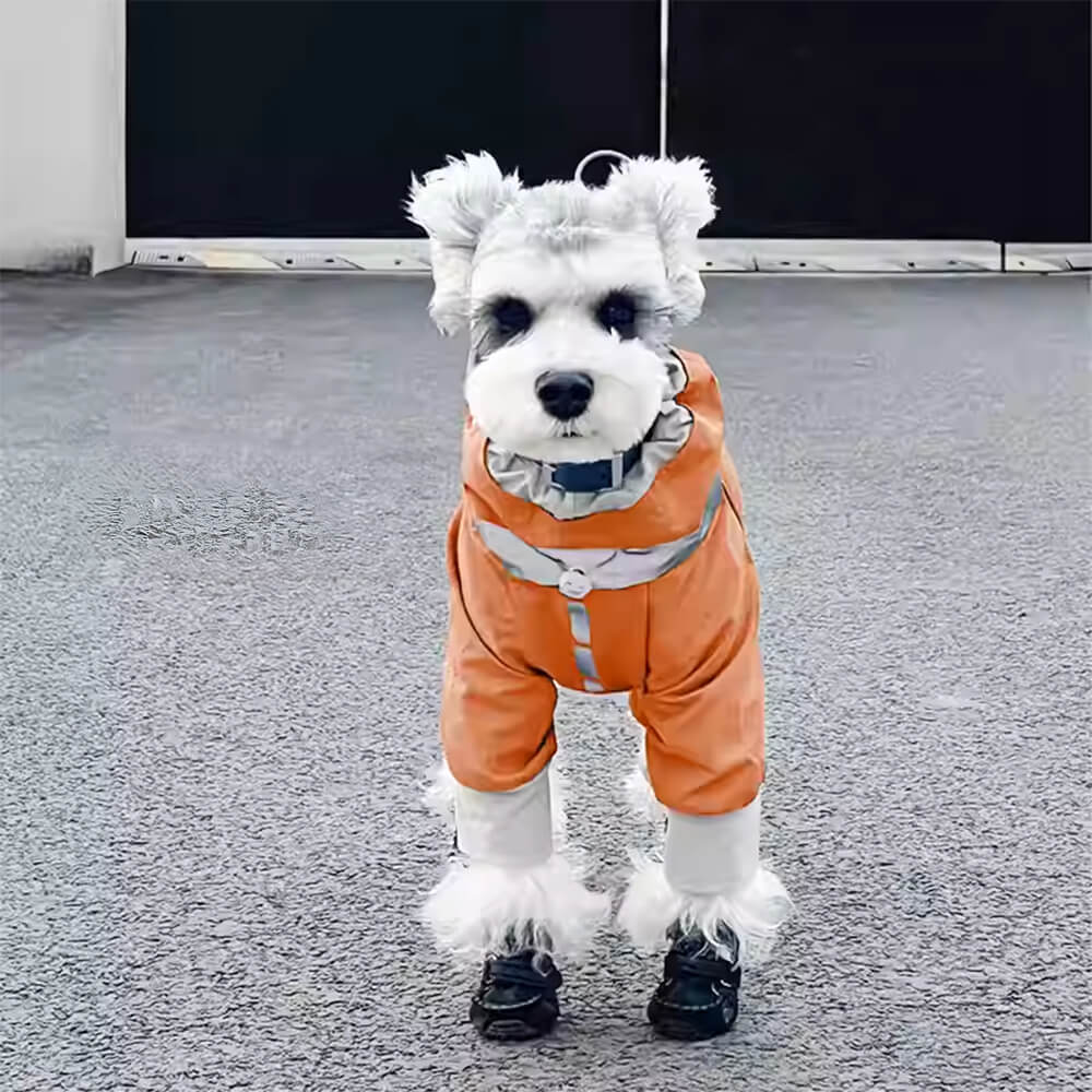 Four Legged Waterproof Reflective Adjustable Fit Outdoor Dog Jumpsuit FUNNYFUZZY