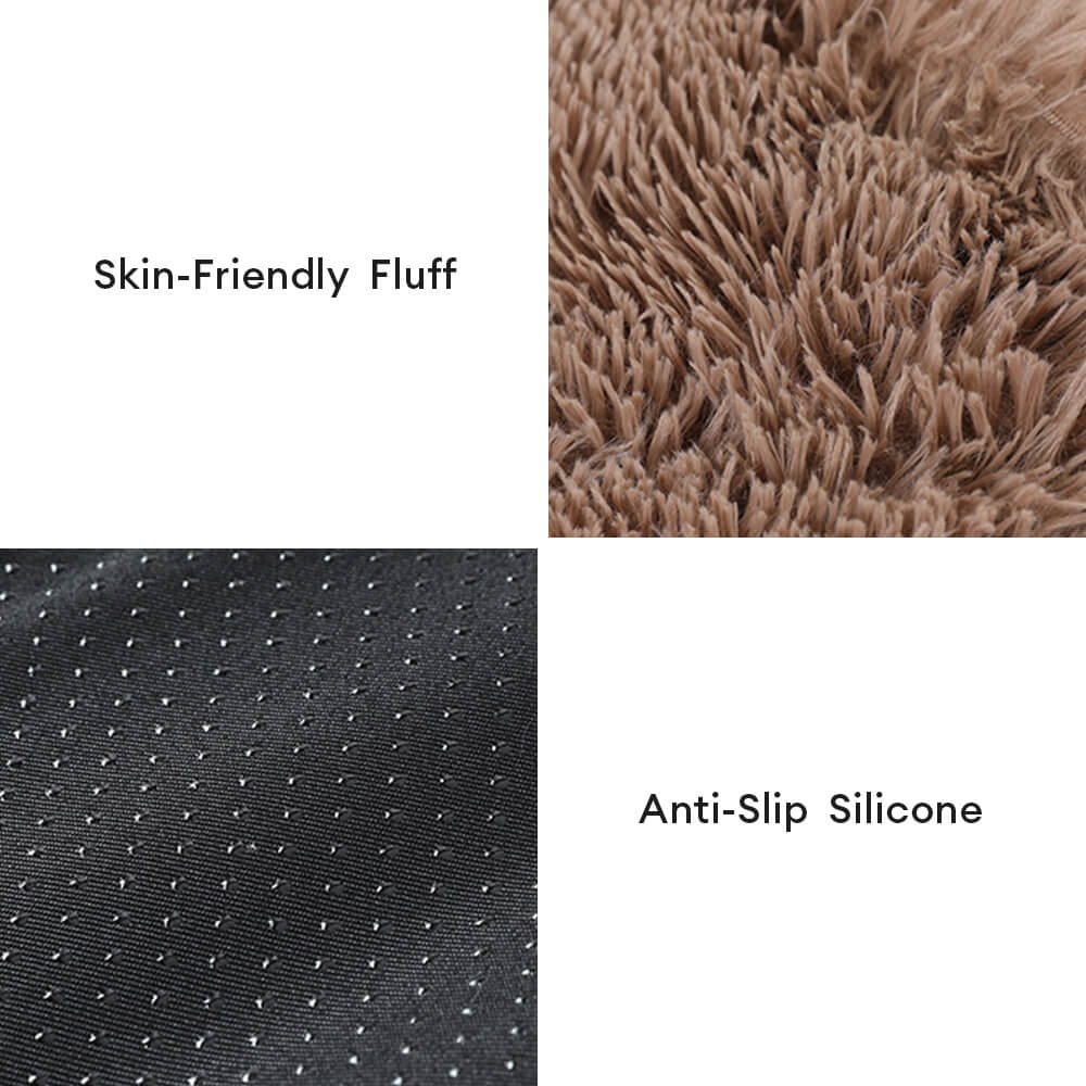 Soft Plush Anti-Slip Fluffy Dog & Cat Rug Mat