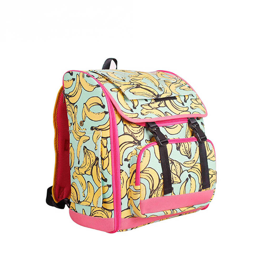 Trendy Hawaiian Print Portable and Comfortable Pet Travel Cat Backpack