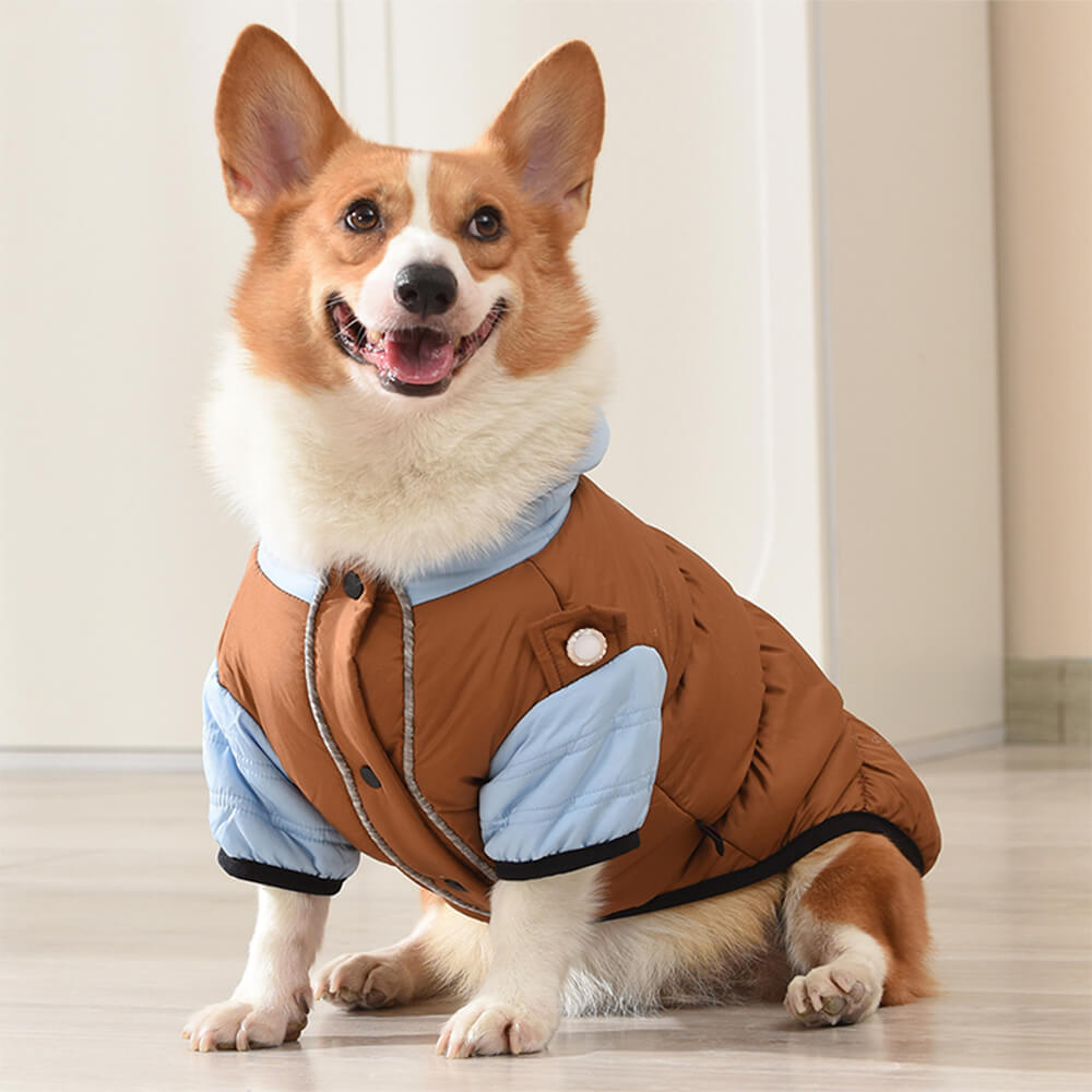 Waterproof & Windproof Warm Adjustable Fit Dog Hooded Jacket