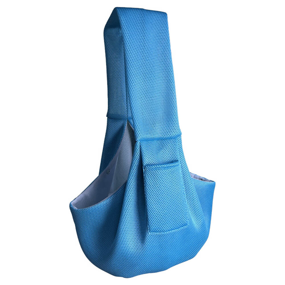 Mesh Breathable Lightweight Portable Cross-body Travel Cat & Dog Carrier Bag