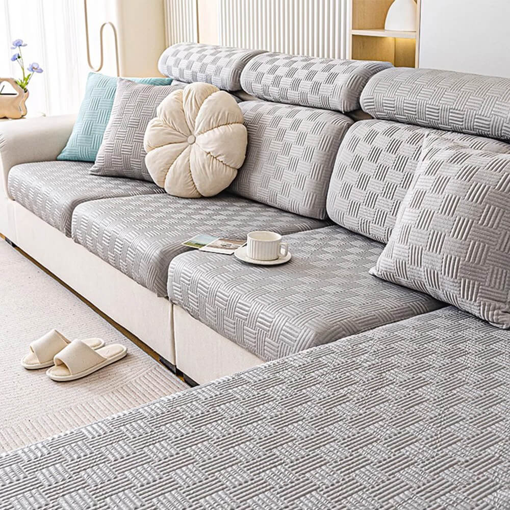 Modern Geometric Cooling Durable Stretch Magic Couch Cover