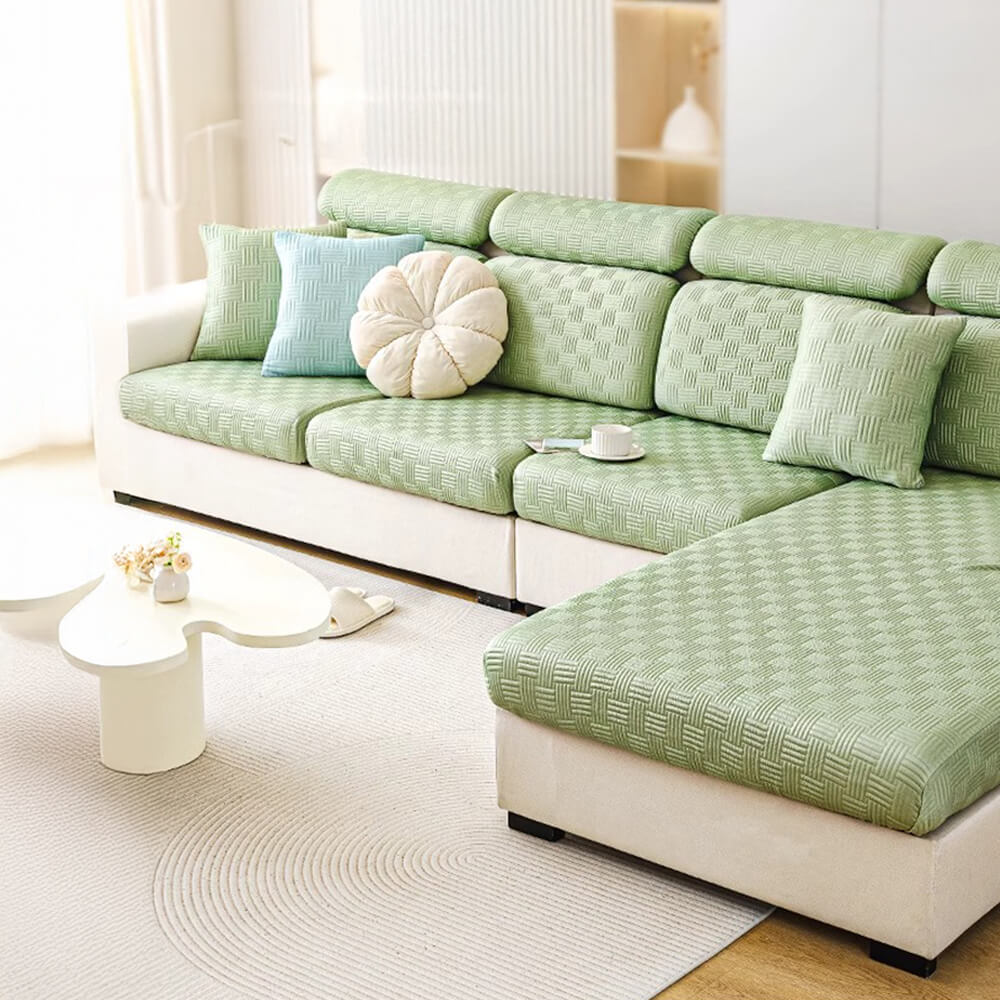 Modern Geometric Cooling Durable Stretch Magic Couch Cover