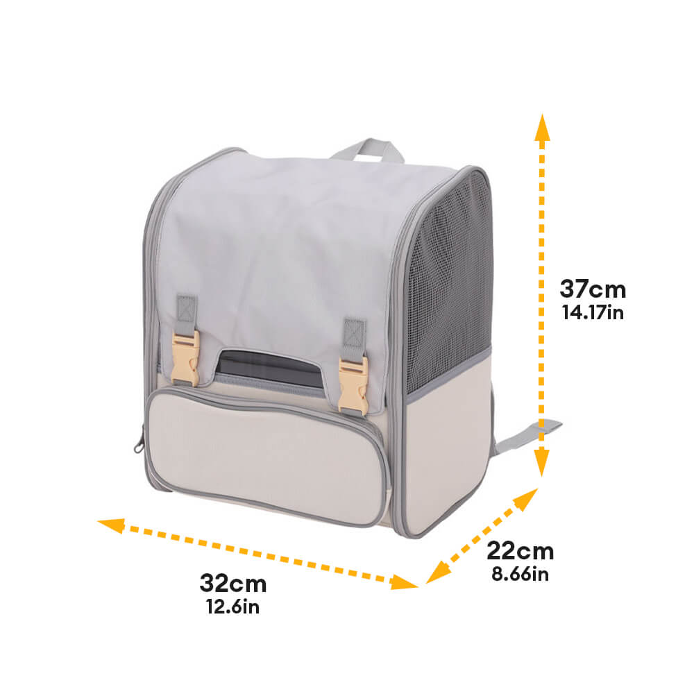 Multifunctional Fully Breathable Pet Backpack Cat Carrier Bag