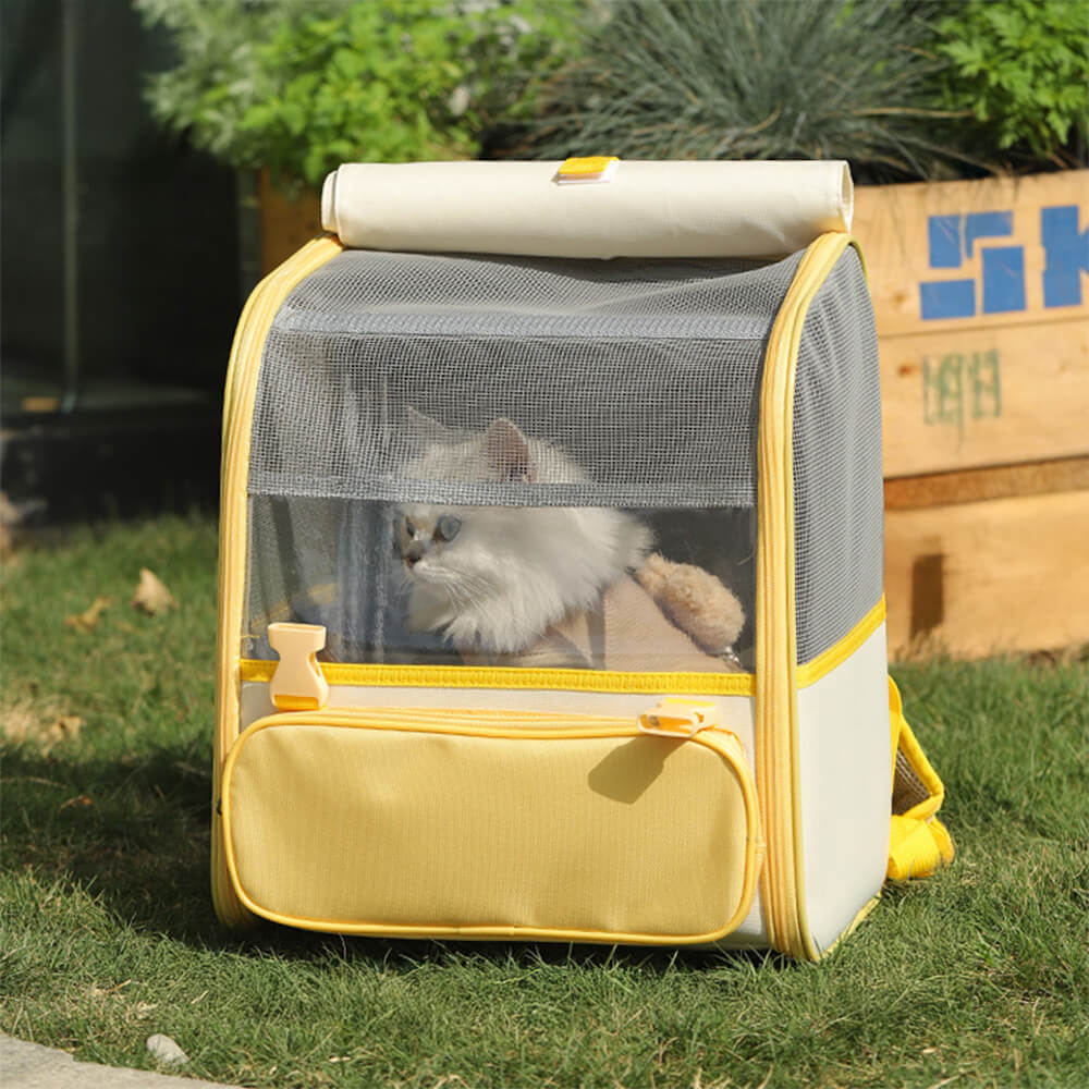 Multifunctional Fully Breathable Pet Backpack Cat Carrier Bag