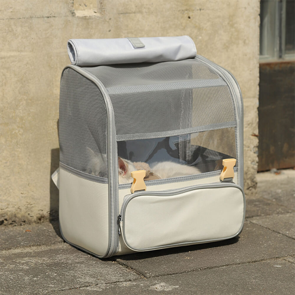 Multifunctional Fully Breathable Pet Backpack Cat Carrier Bag
