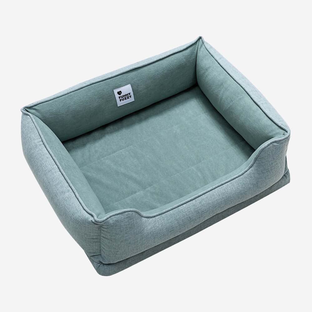 Washable Non-Slip Bolster Cat Bed - Cloudy Dream