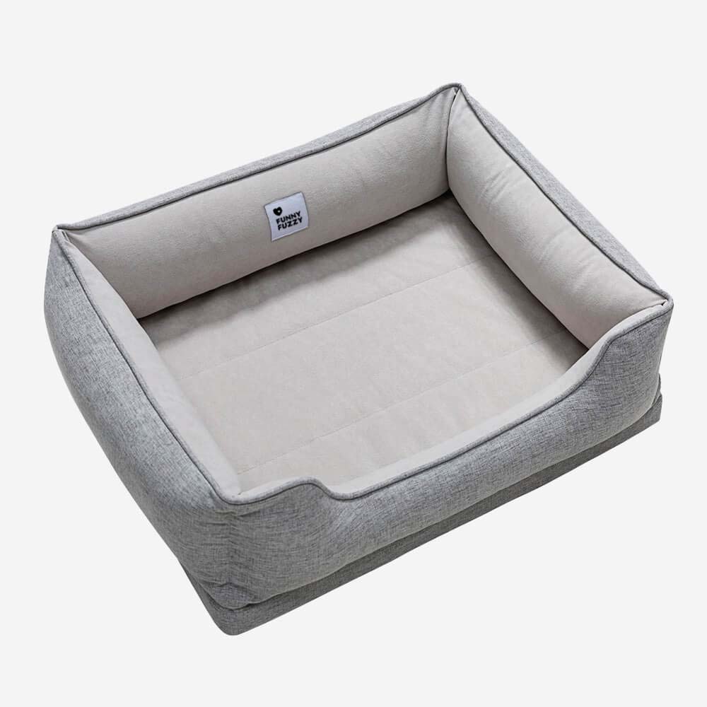 Washable Non-Slip Bolster Cat Bed - Cloudy Dream