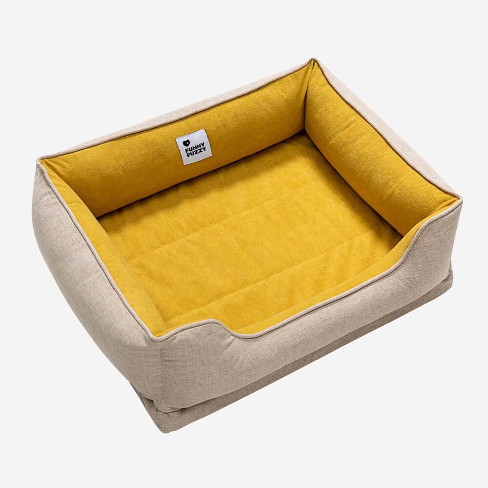 Washable Non-Slip Bolster Cat Bed - Cloudy Dream