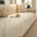 Cool Touch Ice Silk Minimalist Style with Braided Edge Couch Cover