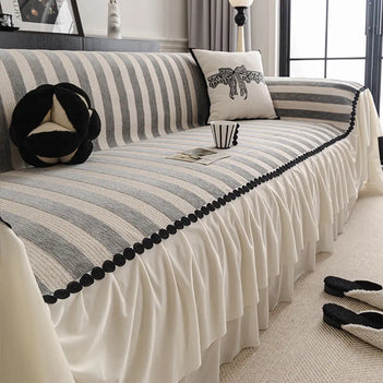 Chenille Scratch-resistant Pet-friendly Sofa Protector Non-slip Couch Cover