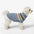 Fair Isle Pattern Knitted Linen Dog Jumper with Classic Collar