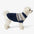 Fair Isle Pattern Knitted Linen Dog Jumper with Classic Collar