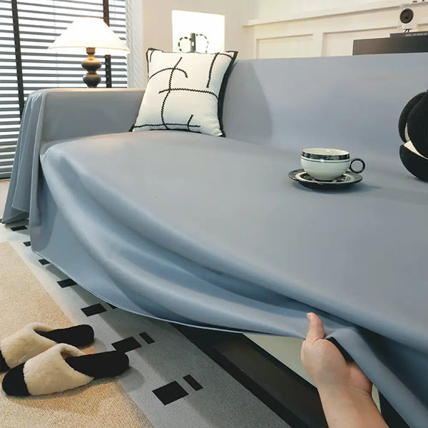 Faux Leather Waterproof Pet Hair-Resistant Sofa Protector Couch Cover