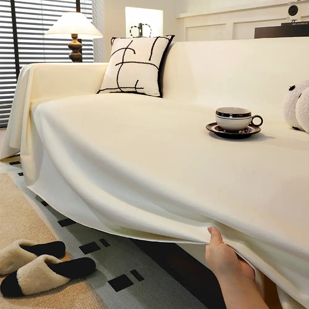 Faux Leather Waterproof Pet Hair-Resistant Sofa Protector Couch Cover