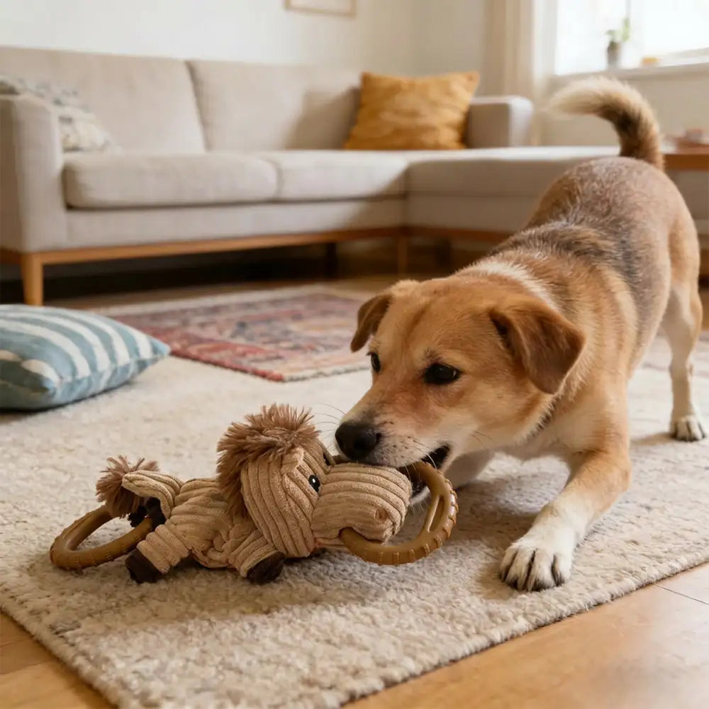 Interactive Dog Chew Toy - Horse