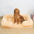 Long Plush - Square Surround Support Deep Sleep Dog Bed
