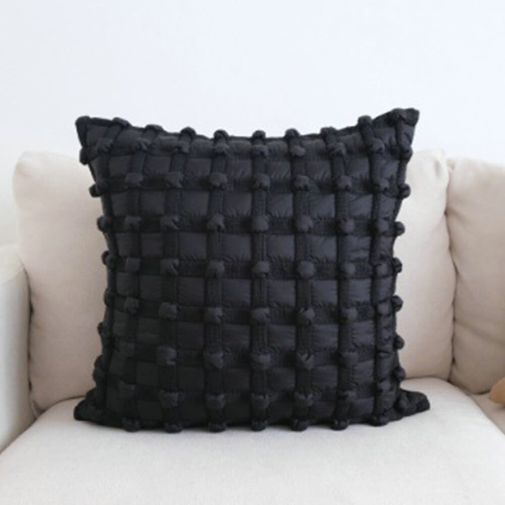 Luxury Fashion Checkered Decorative Lumbar Home Sofa Pillow