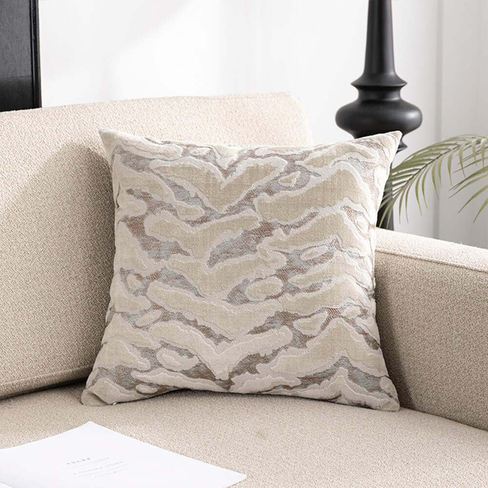 Luxury Jacquard Cut Velvet Home Sofa Pillow