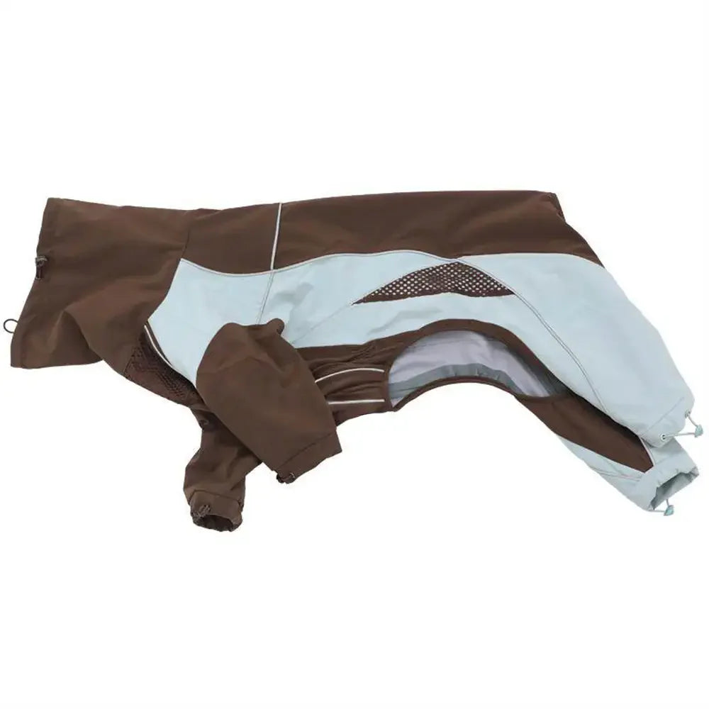 Multi-Functional Waterproof Windproof Dog Windbreaker Coat for Medium & Large Dogs