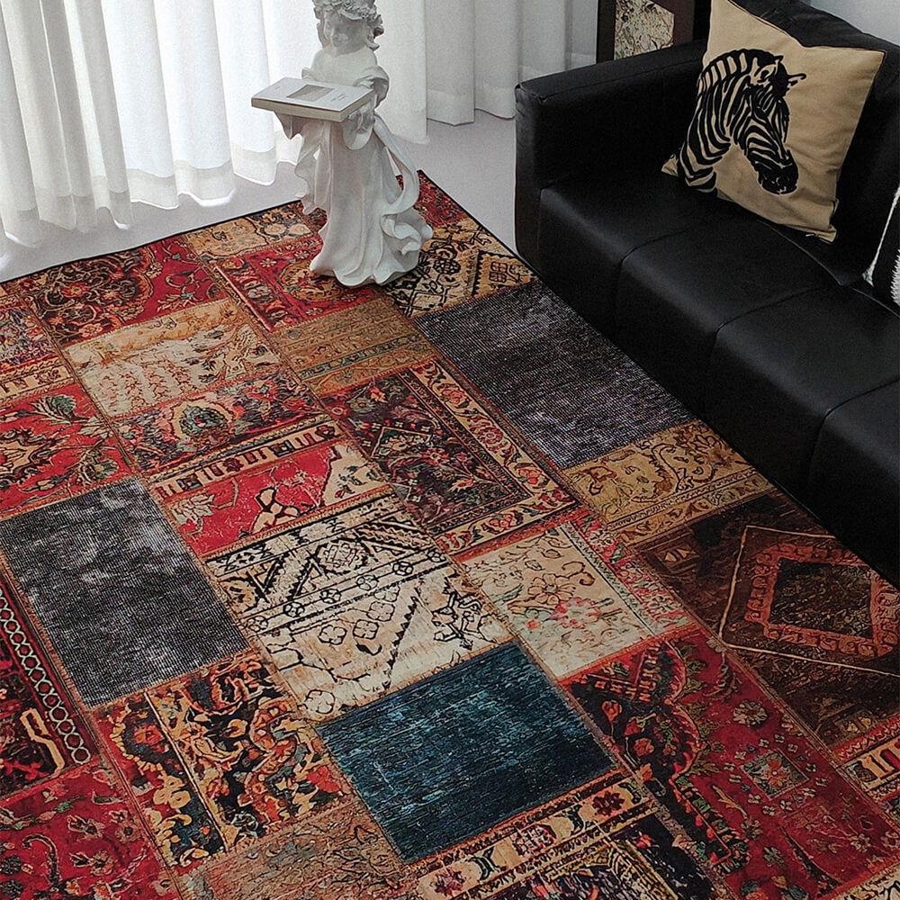 Persian Exotic Style Anti-Bacterial Stain-Resistant Home Decor Rug