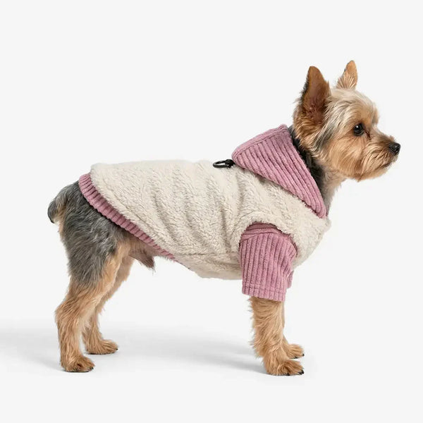 Plush Coat & Matching Turtleneck Jumper Two-Piece Dog Outfit Set