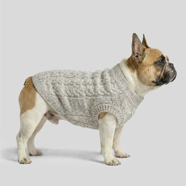 Soft Warm Thick-Knitted Dog Jumper – Designed For Dachshunds, French Bulldogs & Pugs
