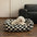 Stylish Chequerboard Warmth Removable Washable Dog Sofa Bed