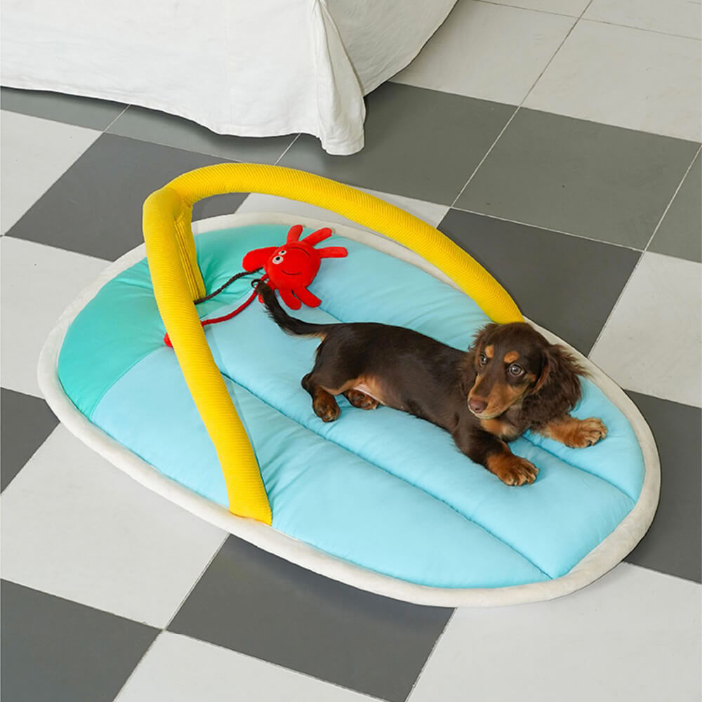 Summer Sandal Style Cozy Crab Design Dog & Cat Mat