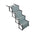 Travel Portable Foldable 4-Steps Non-Slip Dog Car Stair