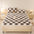 Warm Chequerboard Plush Mattress Topper and Pillowcase