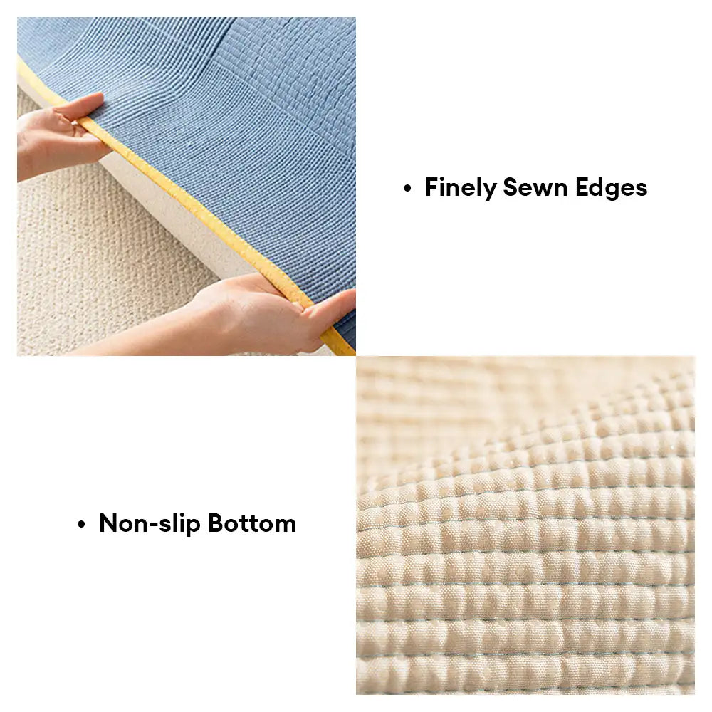 Washed Cotton Skin-Friendly Breathable Sofa Protector Non-slip Couch Cover