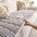 Thick Quilted Anti-Slip Plush Dot Pet-Friendly Pad Couch Cover