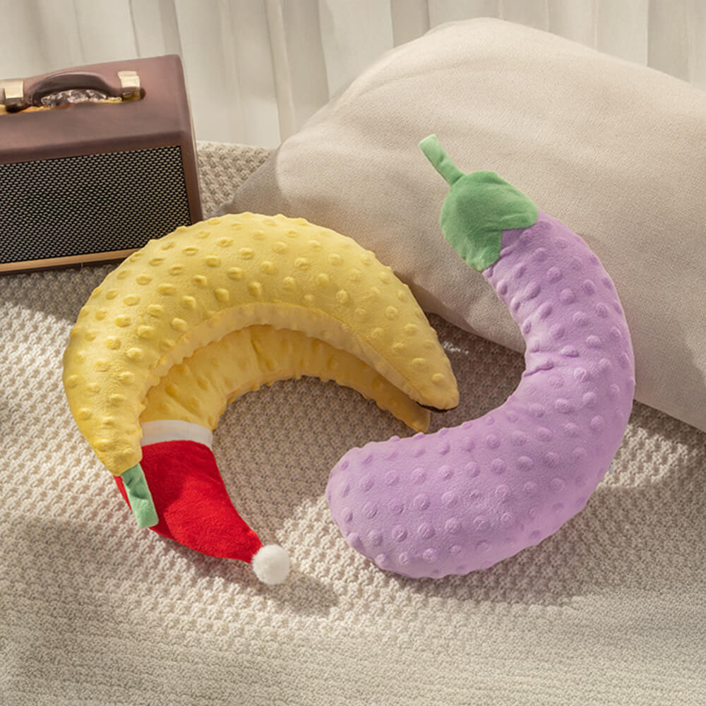 Banana Soft U-Shaped Neck Support Dog and Cat Pillow