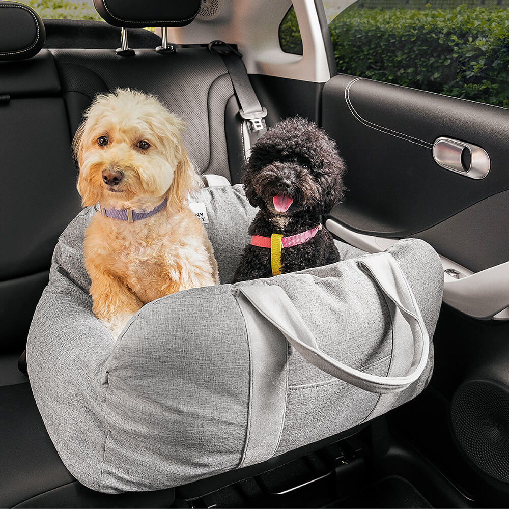 Dog Car Seat Bed - First Class Travel Bundle