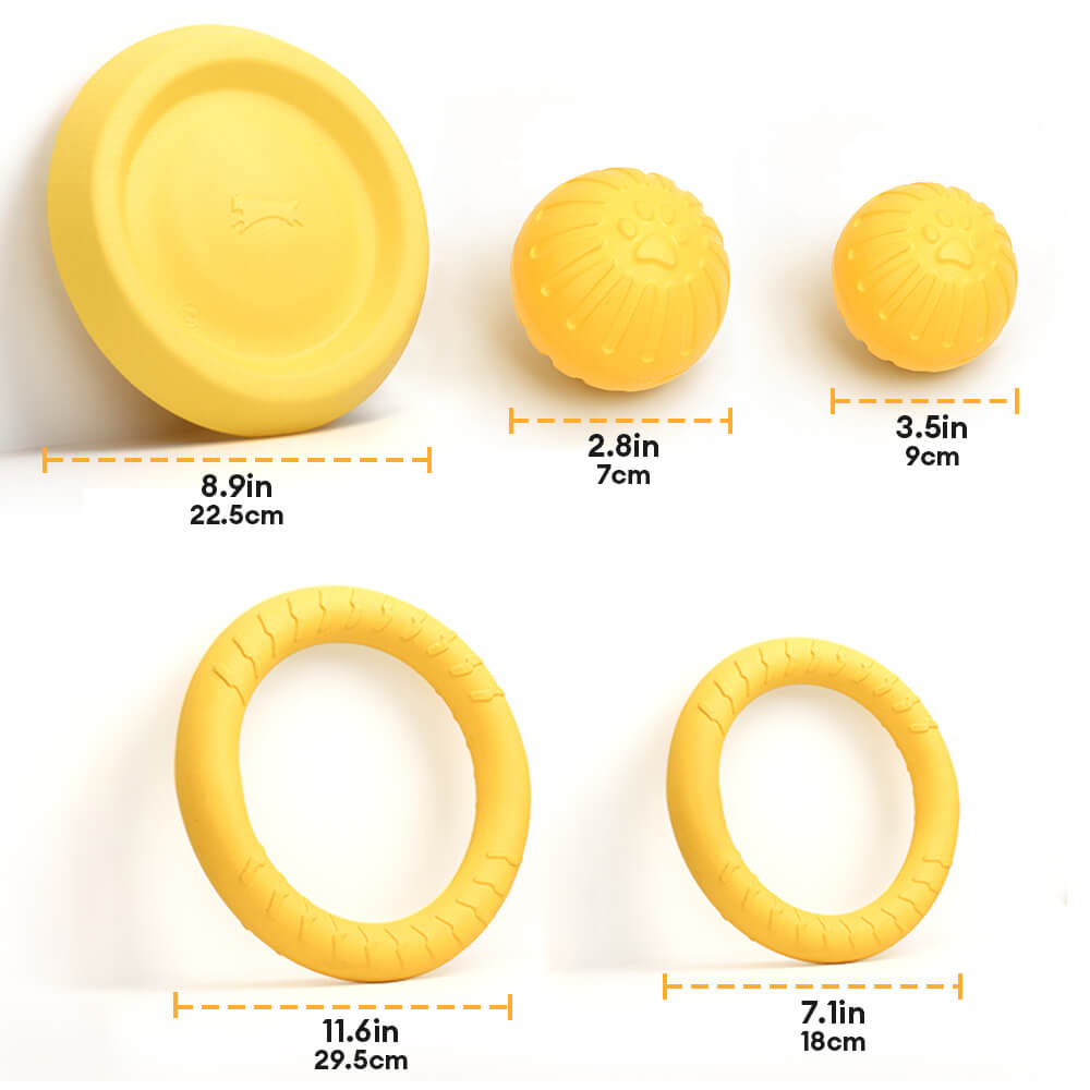 Durable EVA Floating Chew Ring Frisbee Dog Toy