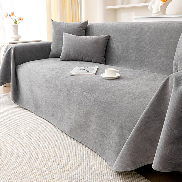 Soft and Waterproof Scratch-Resistant Non-Linting Throw Couch Cover