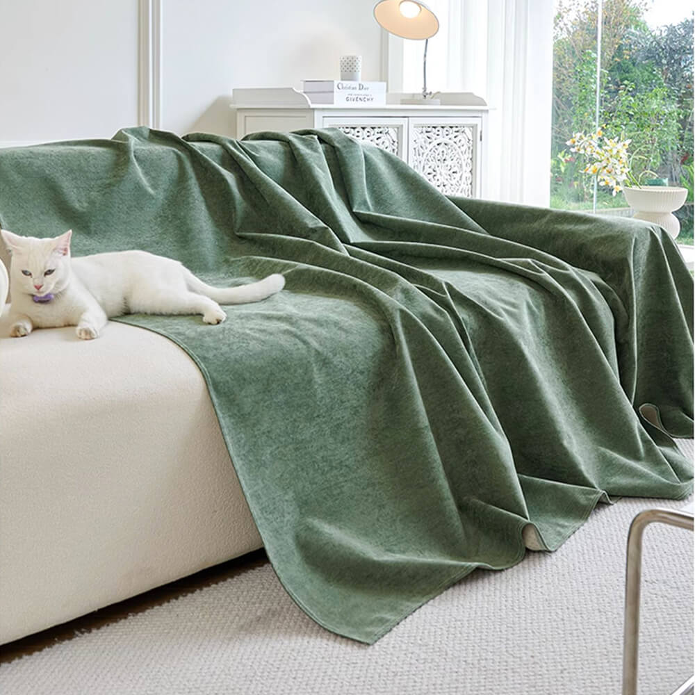 Soft and Waterproof Scratch-Resistant Non-Linting Throw Recliner Chair Cover