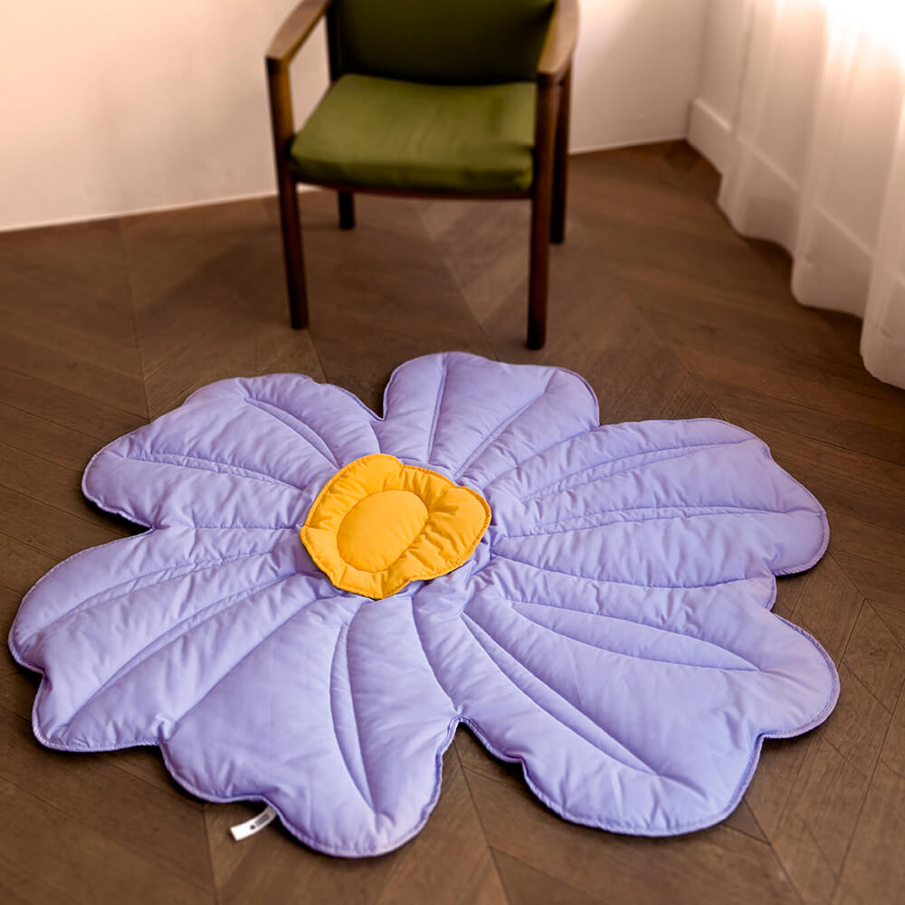 Super Large Flower Shape Human Mat Dog Blanket