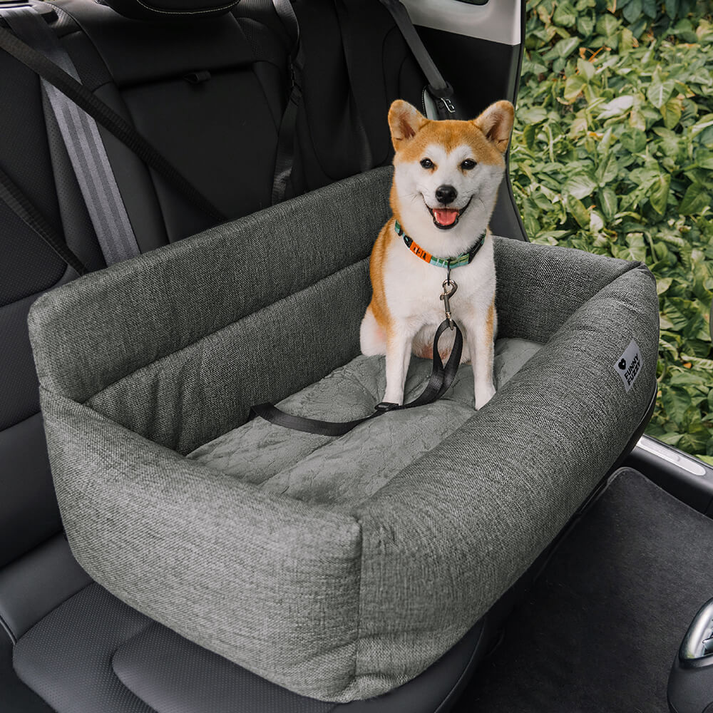 Travel Bolster Full Durable Washable Dog Car Back Seat Bed