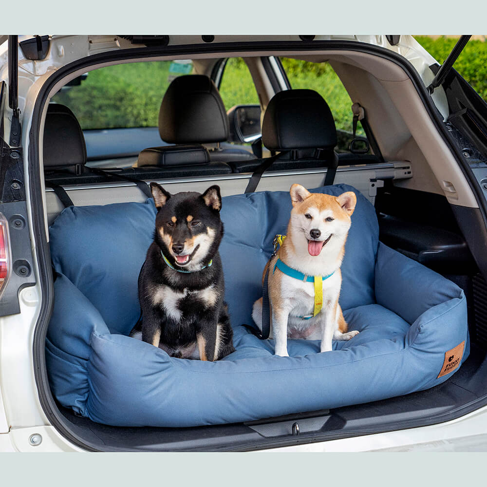 Travel Bolster Safety Medium Large Dog Car Back Seat Bed