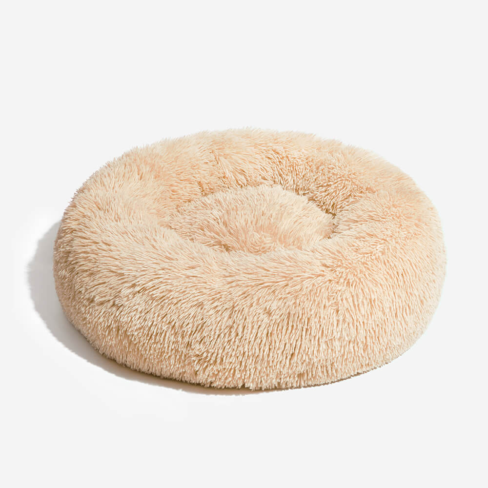 Dog Bed - Fuzzy Round