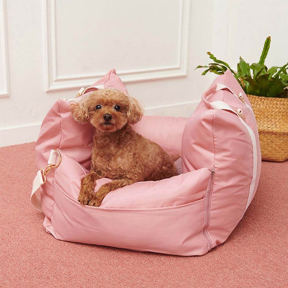 Waterproof Travel Dog Car Seat Bed - First Class