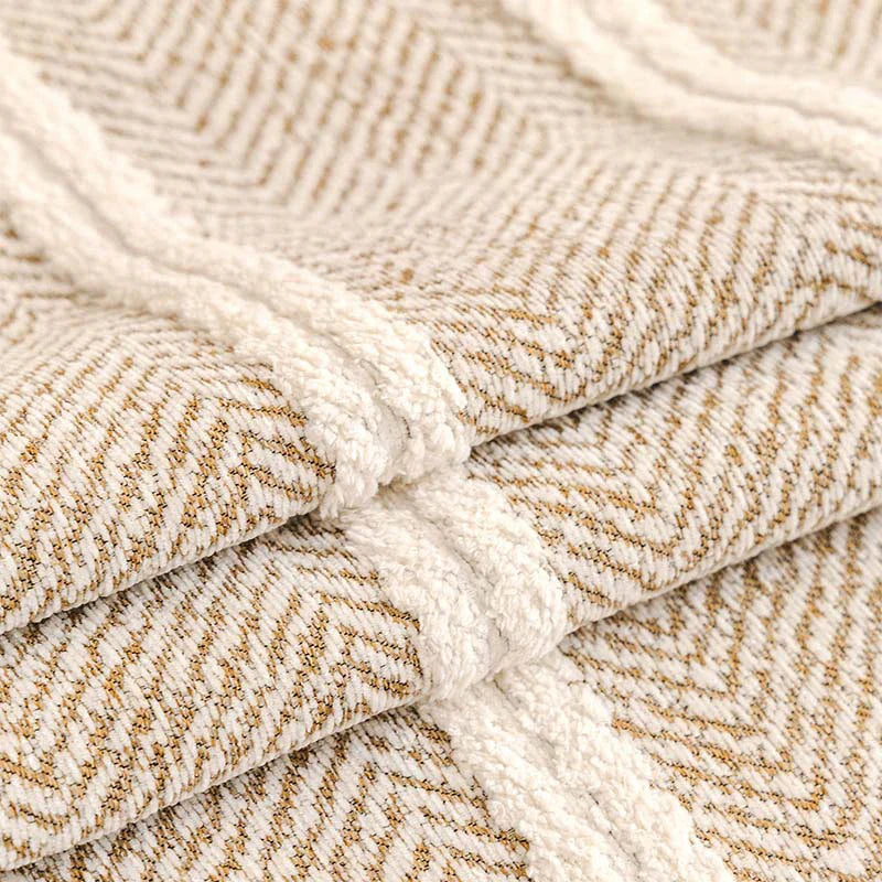 Large Herringbone Chenille Thickened Scratch-Resistant Sofa Protection Couch Cover