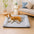 Large Space Cooling Ice Silk Neck Support Non-Slip Dog Bed