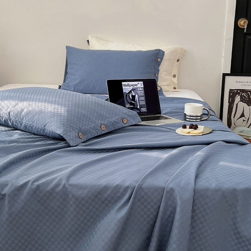 Light Luxury Cotton Skin-friendly Breathable Flat Sheet Set