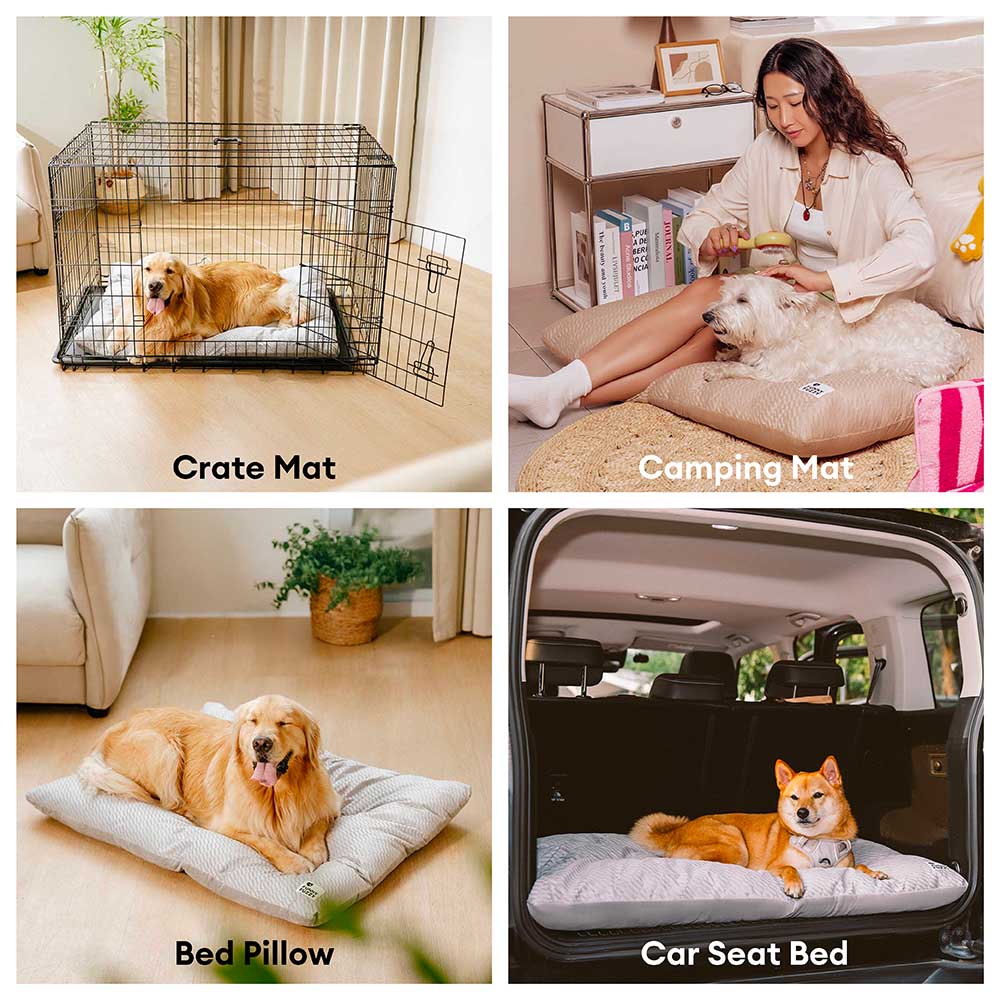 Dual-Sided Cosy Plush Calming Washable Dog Mats