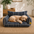 Orthopedic All-season Dog Sofa Bed - Funnyfuzzy SnugNest