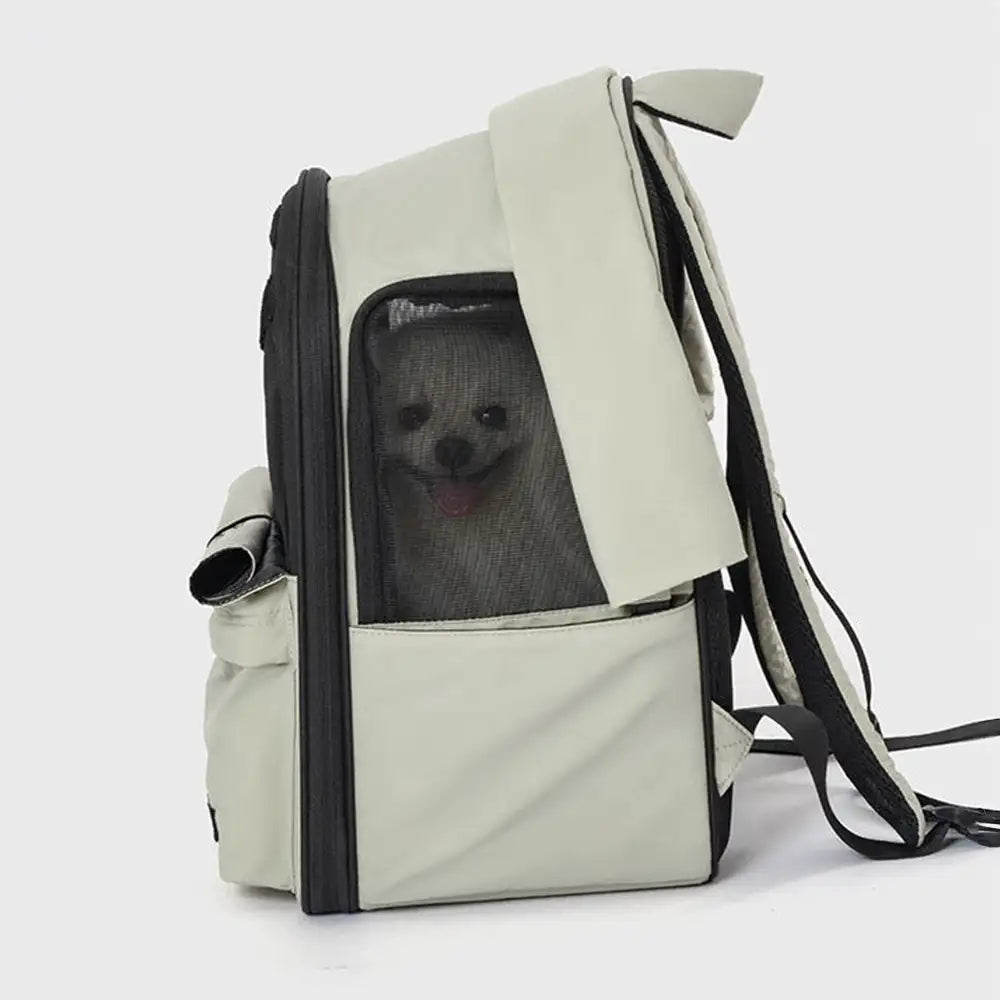 Outdoor Travel Expandable Breathable Cat Carrier Backpack with Sunshade