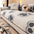 Paw Print Soft Polar Fleece Sofa Protector Non-slip Couch Cover